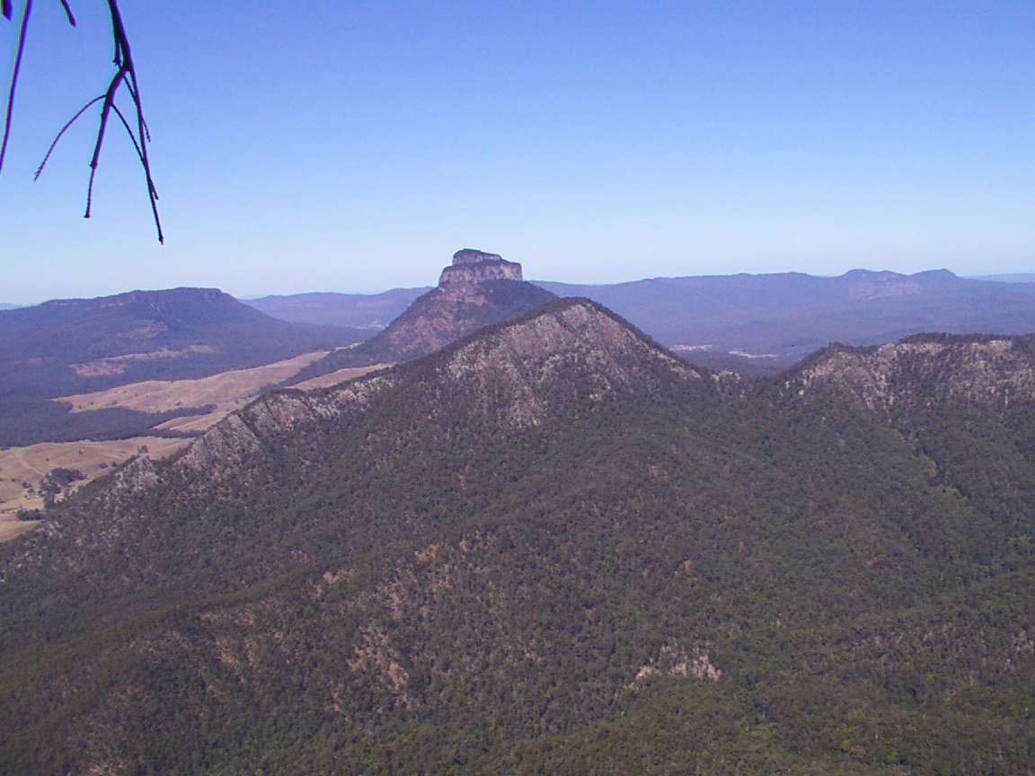Looking south from Mount Barney East Peak (1351m)